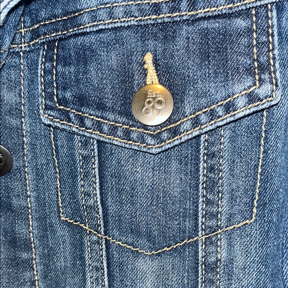 The Children's Place Blue Denim Jacket - Picture 3 of 5